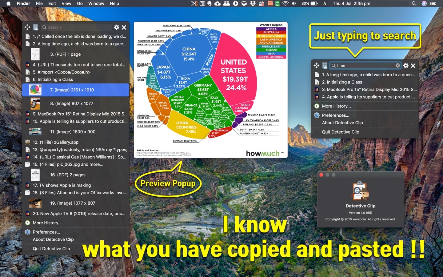 1Clipboard app screenshot