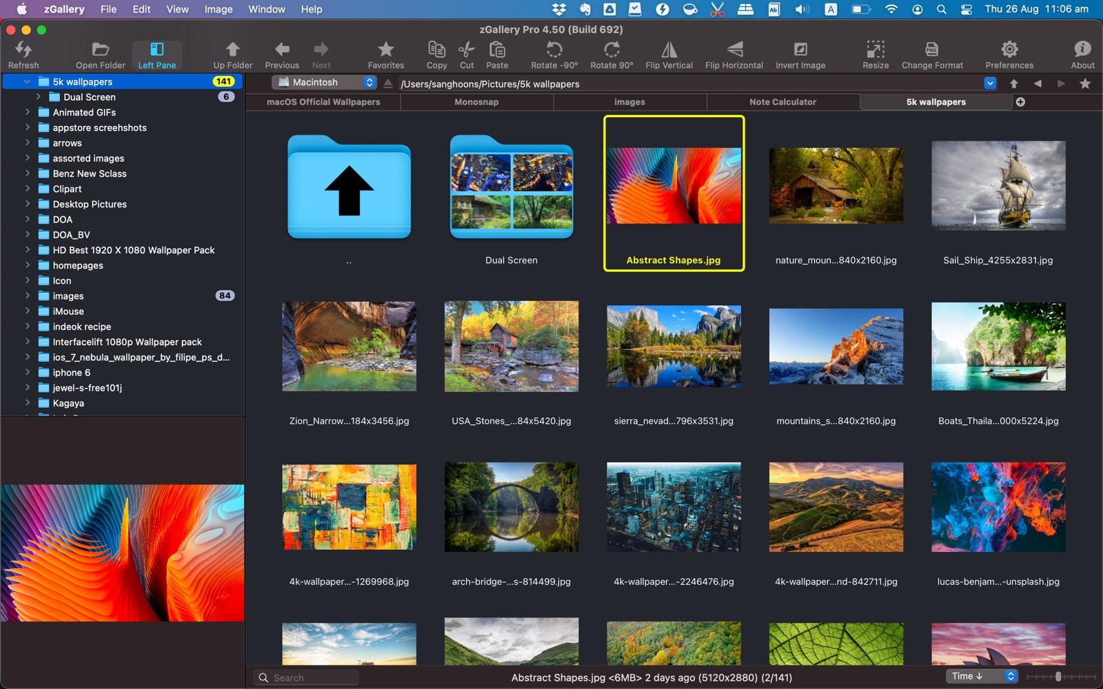 zGallery app screenshot