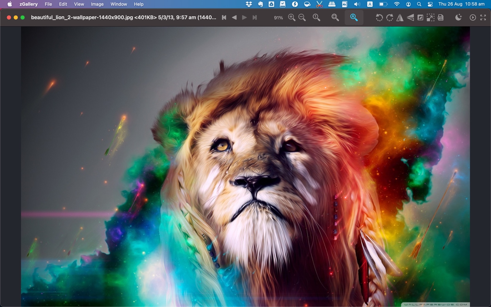 zGallery thumbnail browsing